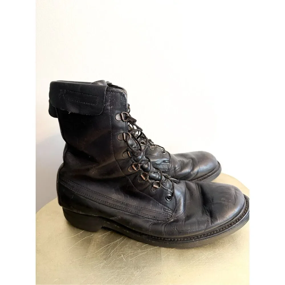 Biltrite VTG Black‎ 1960s Australian Royal Air Force RAF Combat Flight Boot 12.5